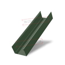 Стойка жалюзи Milan,Tokyo 0,5 GreenCoat Pural BT, matt RR 11 темно-зеленый