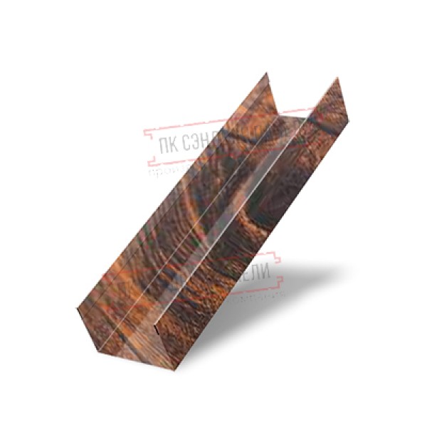 Ustun jalyuzi Milan,Tokyo 0,45 Print Elite Chestnut Wood (obratnaya storona seraya)