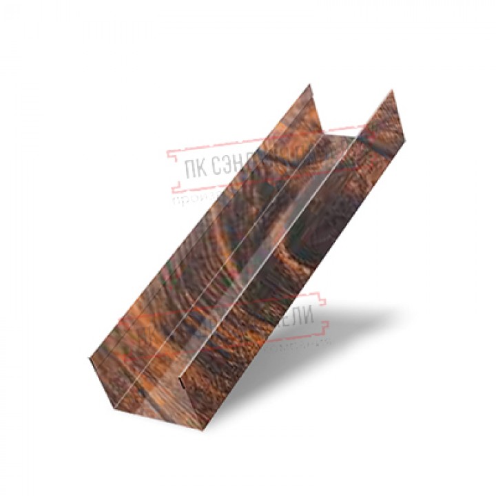 Купить стойку жалюзи Milan,Tokyo 0,45 Print Elite Chestnut Wood (обратная сторона серая) 