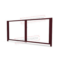 Jalyuzi darvoza 2,0х3,6 RAL 3005 to'ldiruvchisiz