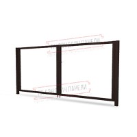 Ворота Жалюзи Texas 2,0х3,6 RAL 8017 без заполнения (ламель 150 мм) Ворота Жалюзи Texas 2,0х3,6 RAL 8017 без заполнения (ламель 150 мм)