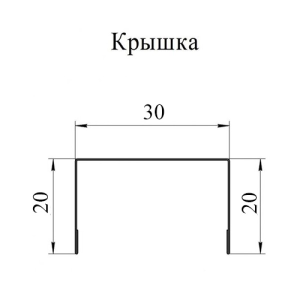 Купить крышку 30х20 жалюзи Texas 0,45 Drap RAL 8004 терракота 