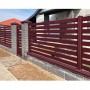 Ламель обратная 125 жалюзи Texas 0,7 PE с пленкой RAL 3005 красное вино