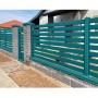Ламель обратная 125 Texas стартовая/финишная для калиток и ворот 0,45 PE с пленкой RAL 5021 водная синь