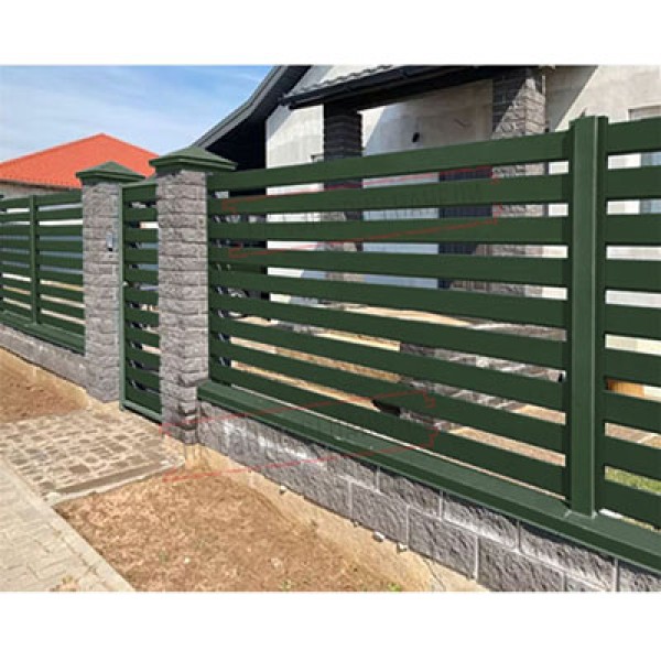 Купить ламель лицевую 125 жалюзи Texas 0,5 GreenСoat Pural RR 11 темно-зеленый (RAL 6020 хромовая зелень) 