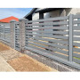 Крышка 45х20 жалюзи Texas 0,5 GreenCoat Pural BT, matt RR 21 светло-серый (RAL 7040 серое окно)