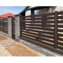 Ламель лицевая 125 жалюзи Texas 0,5 PurLite Мatt RAL 8017 шоколад