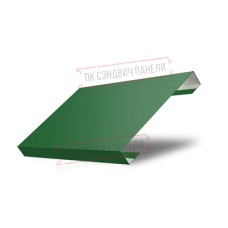Ламель лицевая 150 жалюзи Texas 0,45 PE с пленкой RAL 6002 лиственно-зеленый