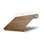 Ламель обратная 150 Texas стартовая/финишная для калиток и ворот 0,45 PT Premium Antique Wood