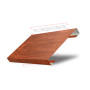 Ламель обратная 150 Texas стартовая/финишная для калиток и ворот 0,45 Print Elite Cherry Wood