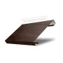 Ламель обратная 125 Texas стартовая/финишная для калиток и ворот 0,45 PT Elite Choco Wood