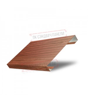 Ламель лицевая 125 жалюзи Texas 0,45 Print Elite Honey Wood
