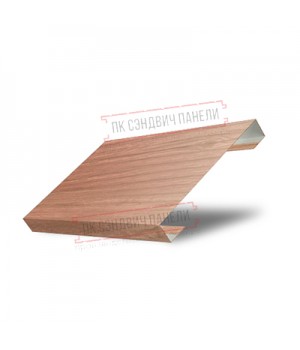 Ламель лицевая 125 жалюзи Texas 0,45 Print Elite White Wood