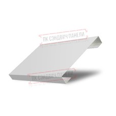 Ламель лицевая 125 жалюзи Texas 0,55 Zn