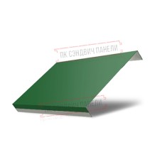 Ламель обратная 150 жалюзи Texas 0,45 PE с пленкой RAL 6002 лиственно-зеленый