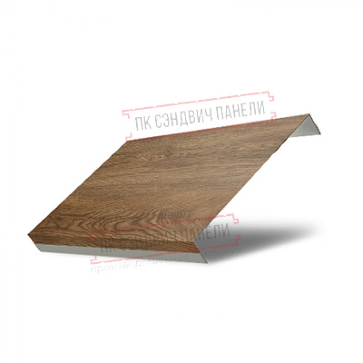 Ламель обратная 125 жалюзи Texas 0,45 Print Premium Antique Wood