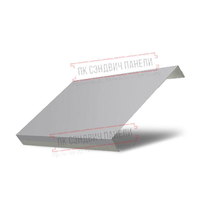 Ламель обратная 125 жалюзи Texas 0,45 Print Elite Milky Wood
