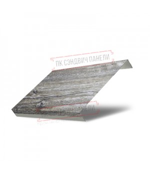 Ламель обратная 125 жалюзи Texas 0,45 Print Elite Nordic Wood