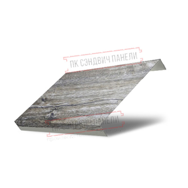 Ламель обратная 125 жалюзи Texas 0,45 Print Elite Nordic Wood