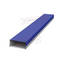 Крепежная планка верхняя Texas 0,45 PE с пленкой RAL 5002 ультрамариново-синий Крепежная планка верхняя Texas 0,45 PE с пленкой RAL 5002 ультрамариново-синий