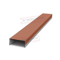 Bar bargidagi Texas 0.45 Pe-ni Ral 8004 Terakota bilan bog'lash