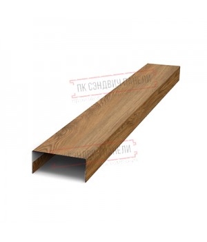 Крепежная планка нижняя Texas 0,45 Print Elite Antique Wood