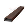 Крепежная планка нижняя Texas 0,45 Print Elite Choco Wood