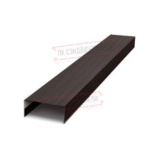 Крепежная планка нижняя Texas 0,45 Print Elite Coffee Wood