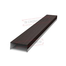 Крепежная планка верхняя Texas 0,45 Print Elite Coffee Wood