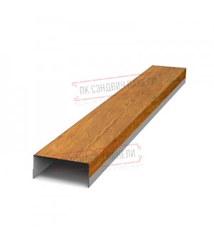 Крепежная планка верхняя Texas 0,45 Print Elite Golden Wood