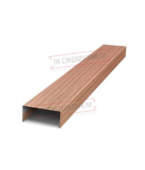 Крепежная планка нижняя Texas 0,45 Print Elite White Wood