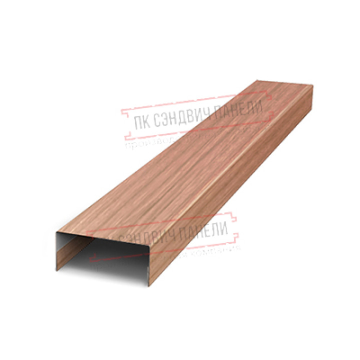 Крепежная планка нижняя Texas 0,45 Print Elite White Wood