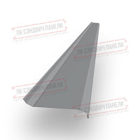 Jalyuzi to'siq S 58х151 mm, ikki tomonlama PE, Ral 7004 - 0,5mm