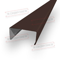 Bedicativ Б - 46x37, пе, рал 8017 - ,045мм