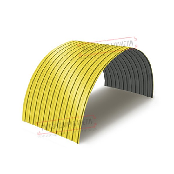 Profnastil MP10PG-0.5, eni-1100, Polyester RAL1018