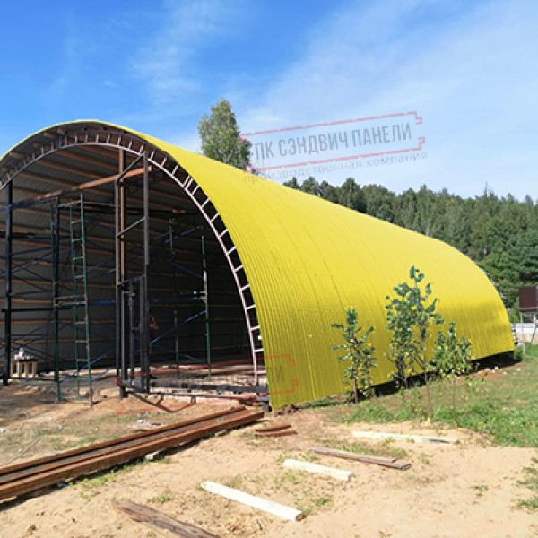 Profnastil MP10PG-0.5, eni-1100, Polyester RAL1018