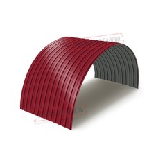 Профнастил МП10ПГ-0.45, Ширина-1100, Полиэстер RAL3003