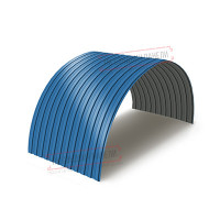 Профнастил МП10ПГ-0.7, эни-1100, Полиэстер RAL5015