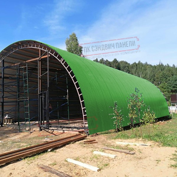 Profnastil MP10PG-0.5, eni-1100, Polyester RAL6018