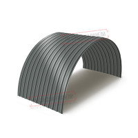 Profnastil MP10PG-0.45, eni-1100, Polyester RAL7005