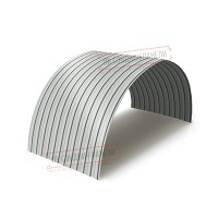 Profnastil MP10PG-0.5, eni-1100, Polyester RAL7047