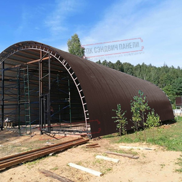 Profnastil MP10PG-0.45, eni-1100, Polyester RAL8017