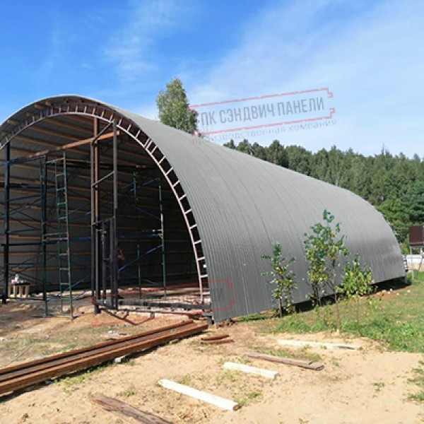 Profnastil MP10PG-0.7, eni-1100, Polyester RAL9006
