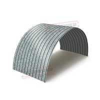 Профнастил МП10ПГ-0.5, Ширина-1100, Оцинкованный