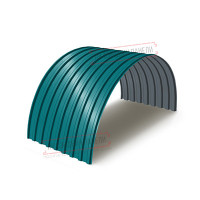 Profnastil MP20PG-0.45, Eni-1100, Poliester RAL5021