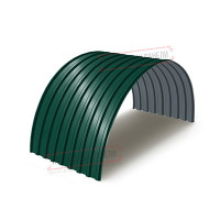 Profnastil MP20PG-0.4, Eni-1100, Poliester RAL6005