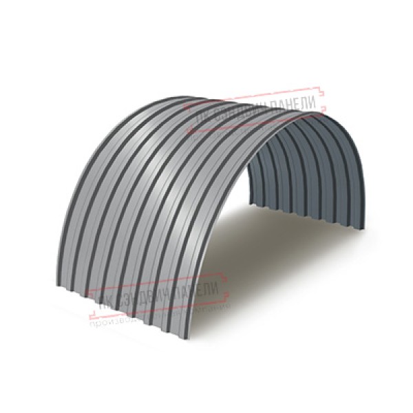 Profnastil MP20PG-0.7, Eni-1100, Poliester RAL7004