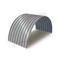 Profnastil MP20PG-0.7, Eni-1100, Poliester RAL9006