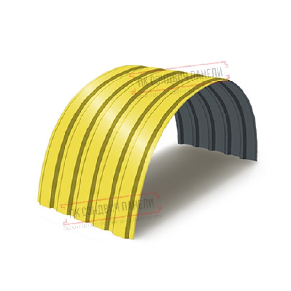 Profnastil MP35-0.7, Eni-1035, Poliester RAL1018