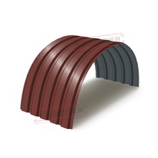 Профнастил МП35-0.7, Ширина-1035, Полиэстер RAL3009